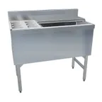 image of  LaCrosse SD36-24CTR+10 Bottle Well Bin Underbar Ice Bin/Cocktail Station w/ 120 lbs Ice Capacity
