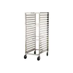image of Lakeside 128 35 Pan End Load Full Height Stainless Steel Bun / Sheet Pan Rack w/ 1-7/16" Bottom Load Slides