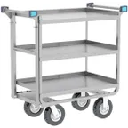 image of Lakeside 155046 Multi-Terrain Mobility Cart w/ (3) 21" x 33" Shelves