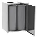 image of Lakeside 3312 Waste & Recycle Station, 26-1/2"W X 23-1/4"D X 34-1/2"H