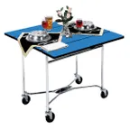 image of Lakeside 413 Room Service Table, Drop-Leaf, Square Top, Plastic Laminated Top, 36" x 36" x 30"H