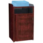 image of Lakeside 4410 Waste Station, 26-1/2"W X 23-1/4"D X 45-1/2"H, 35 Gallon Capacity