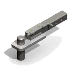 image of Lakeside 4755 Male Hitch End for Carts with 6" or 8" Casters, Heavy Duty