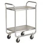 image of Lakeside 4938 Handler™ Stainless Steel 2-Shelf Tough Transport Utility Cart