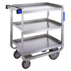 image of Lakeside 511 Stainless Steel 3 Shelf Utility Cart - 700 lb. Capacity