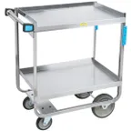 image of Lakeside 521 Stainless Steel 2 Shelf Utility Cart - 700 lb. Capacity