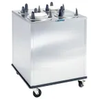 image of Lakeside 5405 Mobile Enclosed 4-Stack Dish Dispenser w/ 5.75" Dia. Dish Size, Unheated