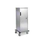 image of Lakeside 5618 Stainless Steel 18 Tray Elite Series Meal Delivery Cart w/ 1 Door, 1 Compartment 