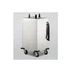 image of Lakeside 6107 Mobile Enclosed Single Stack Dish Dispenser w/ 7.25" Dia. Dish Size, Heated