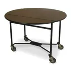 image of Lakeside 74412 Room Service Table, Round, 40" Dia. X 30"H, 4" Casters (2 w/ Brakes)