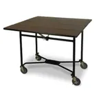 image of Lakeside 74413 Choice Series Room Service Table, Square, 36"W X 36"D X 30"H, Black Frame