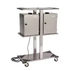 image of Lakeside 74555 Stainless Steel Food Carrier Box Storage Rack w/ 6 Electrical Element Boxes