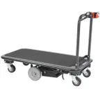 image of Lakeside 8180 Ergo-One Plus Power Electric Platform Truck, 1500 lbs, 27x48, Steel Frame