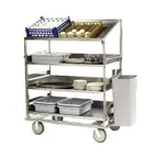 image of Lakeside B589 Stainless Steel Soiled Dish Breakdown Cart