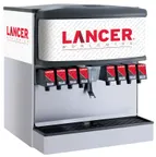 image of Lancer 85-4548H-111 Illuminated Interchangeable Juicer Dispenser, Self-Serve - (8+1) Valves