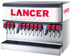 image of Lancer 85-4562H-111 Illuminated Interchangeable Juicer Dispenser, Self-Serve - (12+2) Valves