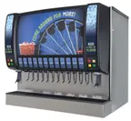 image of Lancer 85-4962B-08-211 Illuminated Graphics Juicer Dispenser, Cold Carbonated - (12+2) Valves