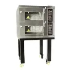 image of LBC Bakery SE-912-B 36" Electric BakerSeries Double-Deck Oven w/ Stone Hearth, Digital Display