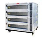 image of LBC Bakery SE-942-B 71" Electric Bakerseries Double-Deck Oven w/ Stone Hearth, Digital Display