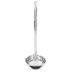 image of Winco LDI-8 One-Piece Stainless Steel 8 oz LDI Series Serving Ladle w/ 12 1/2" Long Handle