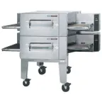 image of Lincoln 1600-2E 80" Double Deck Electric Conveyor Oven, Floor Model