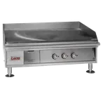 image of Lang 124TM 24" Countertop Marine Electric Griddle with 24" x 23" Surface, Steel Plate, Thermostatic Controls