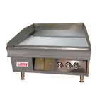 image of Lang 172T 72" Countertop Electric Griddle with 72" x 23" Surface, Steel Plate, Thermostatic Controls