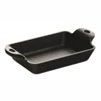 image of Lodge HMSRC Mini Server, 10 Oz., 7-9/16" L x 4-5/16" W x 1-11/16" H, Cast Iron, Dishwasher Safe