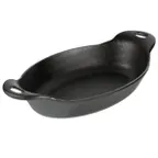 image of Lodge HOSD 36oz Oval Cast Iron Server, 12-9/16" L x 6-15/16" W, Induction Ready, Dishwasher Safe