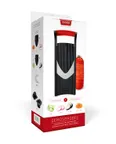 image of Louis Tellier 501433002 Vegetable Slicer, Stainless Steel Blade, ABS Handle, Built-in Holder, Food Prep Tool