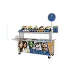 image of LTI MPC-74 Molded Fiberglas Multipurpose Cart - 74-3/8"W x 30"D x 34"H