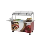 image of LTI SC-60 Molded Fiberglas Streamline Cart - 60-3/8" x 30" x 34"