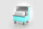 image of LTI SIM-RTE-28 Simplicity Series Tray Stand w/ Stainless Steel Top