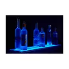 image of Beverage-Air LS2-24L-DW 24" Liquor Shelf with Built-In LED Lighting - 9" Deep