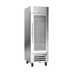 image of Victory LSF23HC-1 27" 1 Glass Door Merchandiser Freezer, Stainless Steel, 22.5 cu. ft.