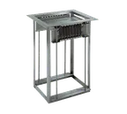 image of Delfield LT-2020 26" Drop-In Single Tray Rack Dispenser w/ Open Frame  for 20" x 21" Trays
