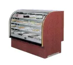 image of MarcRefrig LUBCD-59 59" Non-Refrigerated Bakery Display Case w/ Curved Glass, Full Service