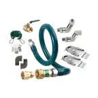 image of Krowne M10024K12 Royal Series Moveable Gas Connection Kit, 1" I.D., 24" Long