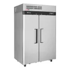 image of Turbo Air M3RF45-2-N 49" 2-Section Reach-In Refrigerator Freezer Combo w/ 2 Solid Doors