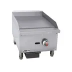 image of Magic Chef M16MG 16" Countertop Manual Gas Griddle, 5/8" Steel Plate, 30.000 BTU