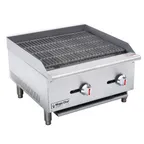 image of Magic Chef M24CB 24" Countertop Gas Radiant Charbroiler w/ (2) Burners, 60.000 BTU