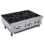 image of Magic Chef M36HP 36" Countertop Gas Hotplate with (6) Burners, 150.000 BTU