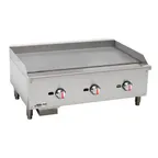 image of Magic Chef M36MG 36" Countertop Manual Gas Griddle, 5/8" Steel Plate, 90.000 BTU