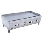 image of Magic Chef M48MG 48" Countertop Manual Gas Griddle, 5/8" Steel Plate, 120.000 BTU