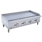 image of Magic Chef M48TG 48" Countertop Thermostatic Gas Griddle, 5/8" Steel Plate, 120.000 BTU