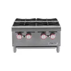 image of Magic Chef MCCHP24A 24" Countertop Gas Hotplate with (4) Burners, Center Shelf, 120.000 BTU