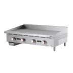 image of Magic Chef MCCMG48A 48" Countertop Manual Gas Griddle, 1" Steel Plate, 136.000 BTU