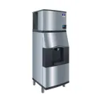image of Manitowoc IDT0300A/SFA292 Full Cube 305 lb Ice Machine with Ice & Water Dispenser, 180 lb Bin