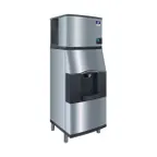 image of Manitowoc IDT0420A/SFA192 Full Cube 470 lb Ice Machine with Ice & Water Dispenser, 120 lb Bin