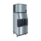 image of Manitowoc IDT0750A/SFA292 Full Cube 680 lb Ice Machine with Ice & Water Dispenser, 180 lb Bin